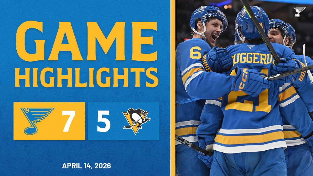 Game Highlights: Blues 7, Penguins 5