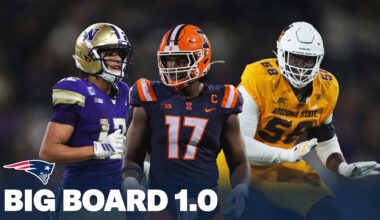 Patriots Draft Big Board 1.0 | Ranking Top Prospects in the 2026 NFL Draft