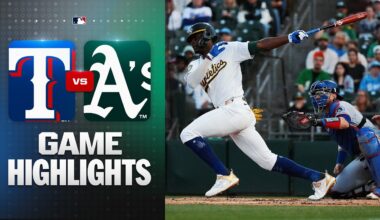 Rangers vs. A's Game Highlights (4/15/26) | MLB Highlights