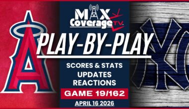 🔴LIVE - Los Angeles Angels vs New York Yankees - Play-By-Play & Reactions (4/16/26)