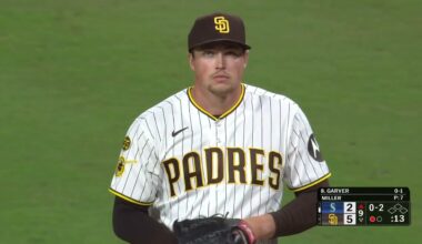 The Reaper does it again! Mason Miller Ks the side to secure Padres 8th straight win! 🔥