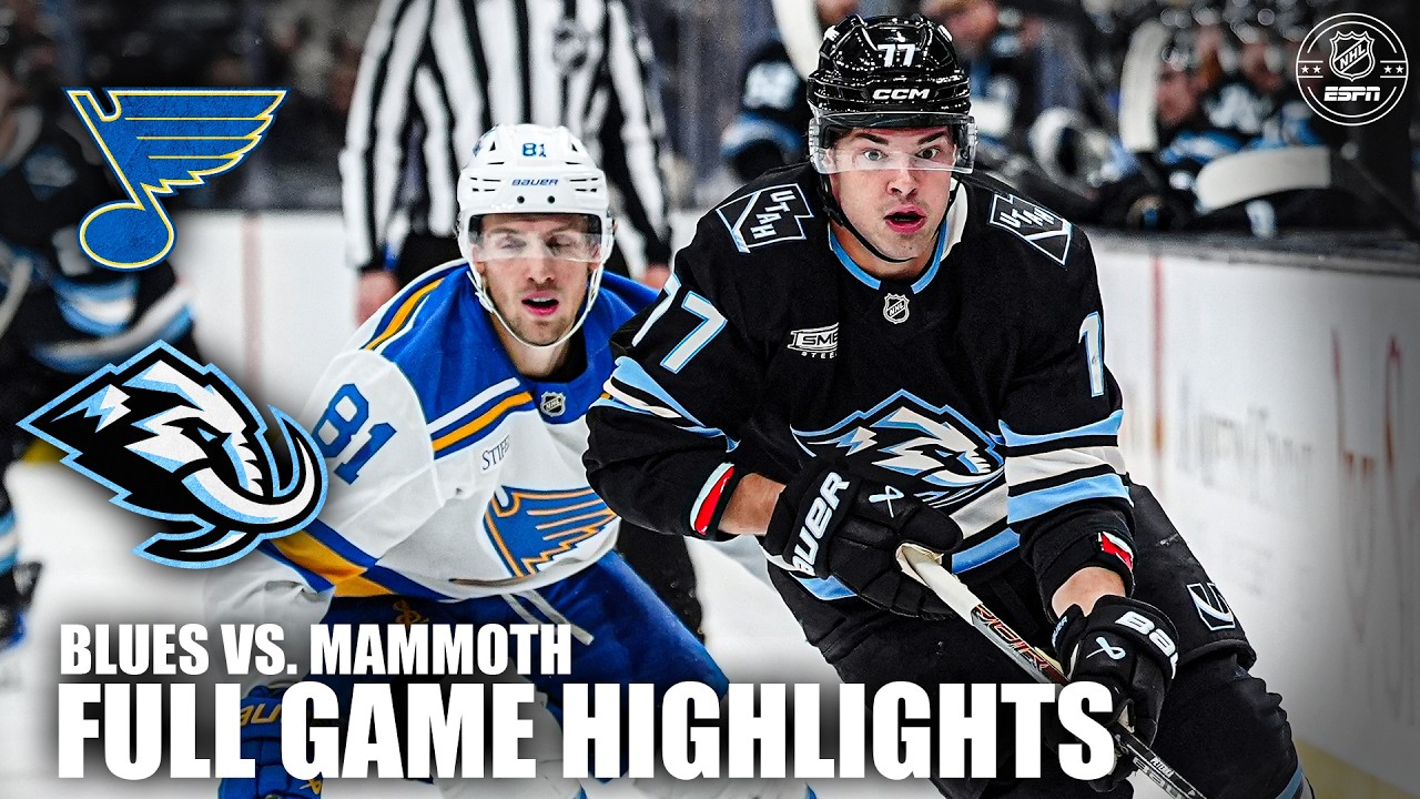 SEASON FINALE 🧢 St. Louis Blues vs. Utah Mammoth | Full Game Highlights | NHL on ESPN