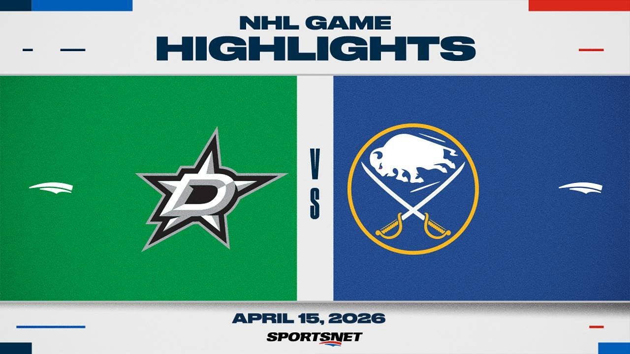 NHL Highlights | Stars vs. Sabres - April 15, 2026