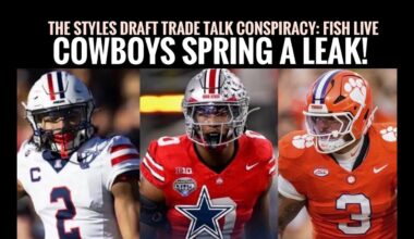 THE STAR SPRINGS A LEAK! #Cowboys Conspiracy: Same #NFLDraft Trade Predicted By E'RYBODY? Fish Live!