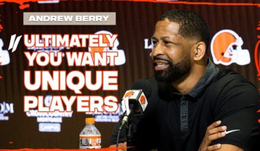 Andrew Berry Press Conference: "It's an exciting week"