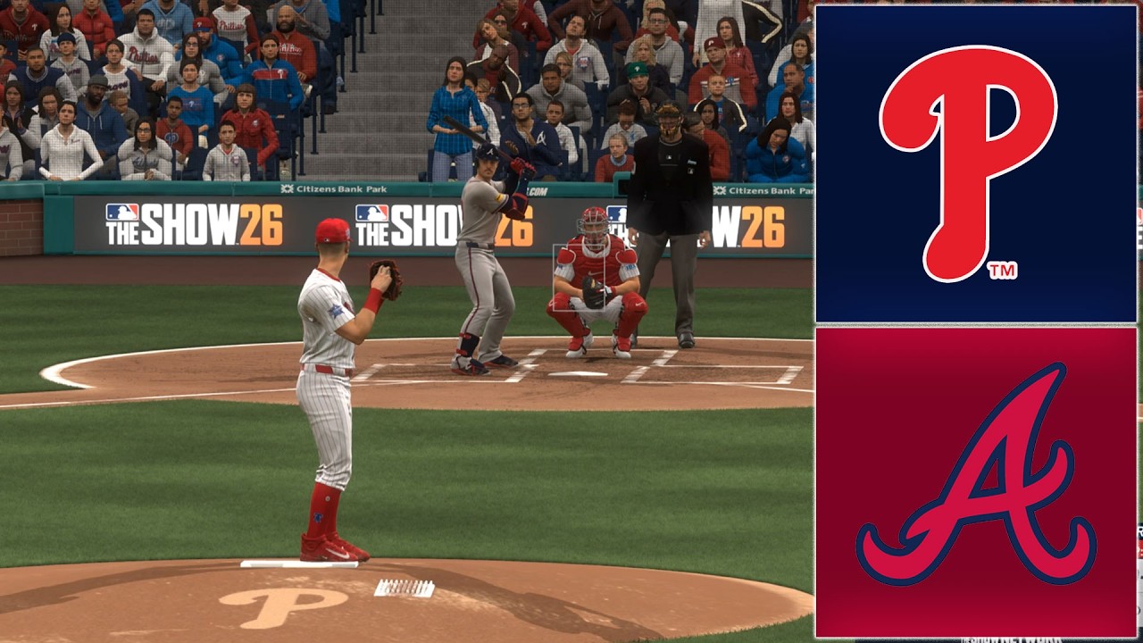 🔴LIVE 🔴Philadelphia Phillies vs Atlanta Braves/April 16/ /Envivo/MLB THE SHOW 26