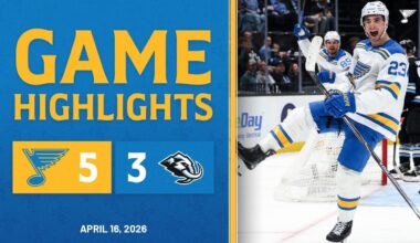 Game Highlights: Blues 5, Mammoth 3