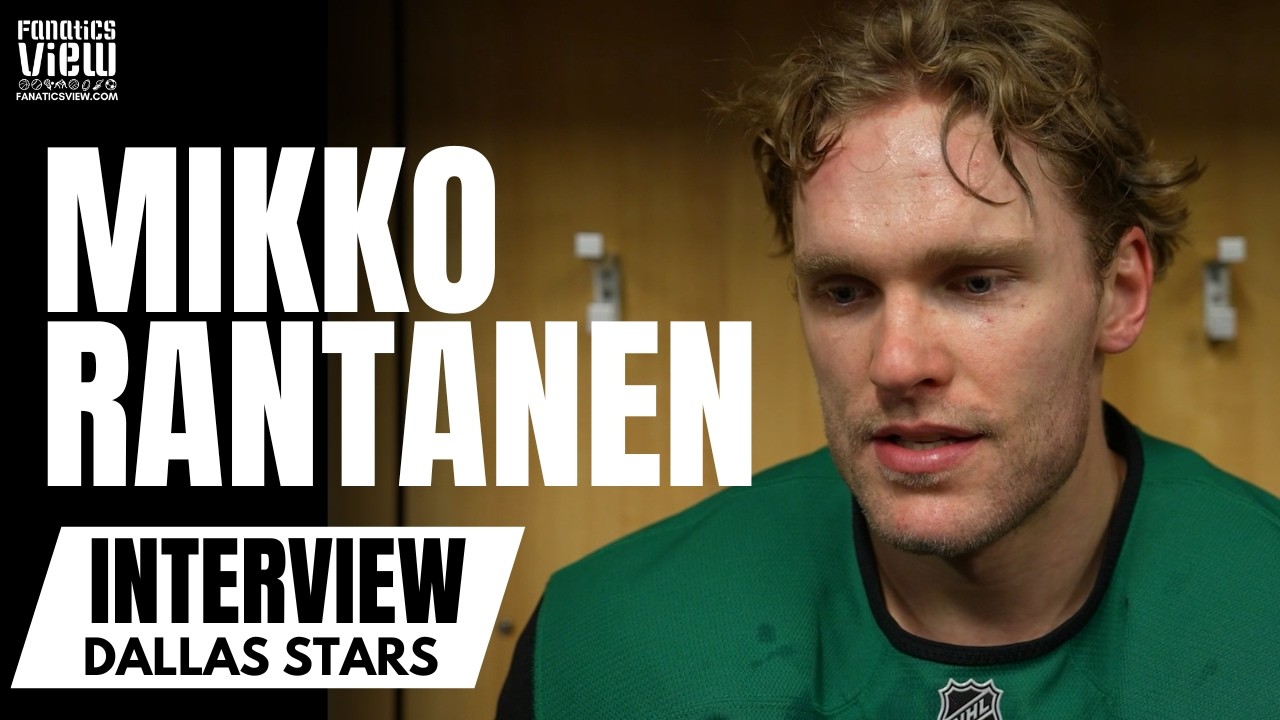 Mikko Rantanen Share First Thoughts on Dallas Stars vs. Minnesota Wild Playoff Series, Stars Season