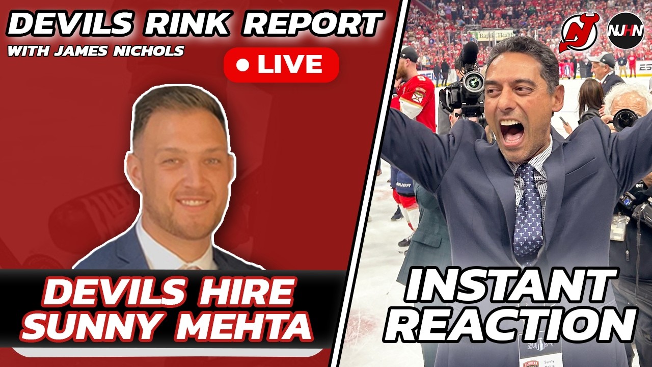 Sunny Mehta HIRED as Devils' New GM! Instant Reaction | Devils Rink Report