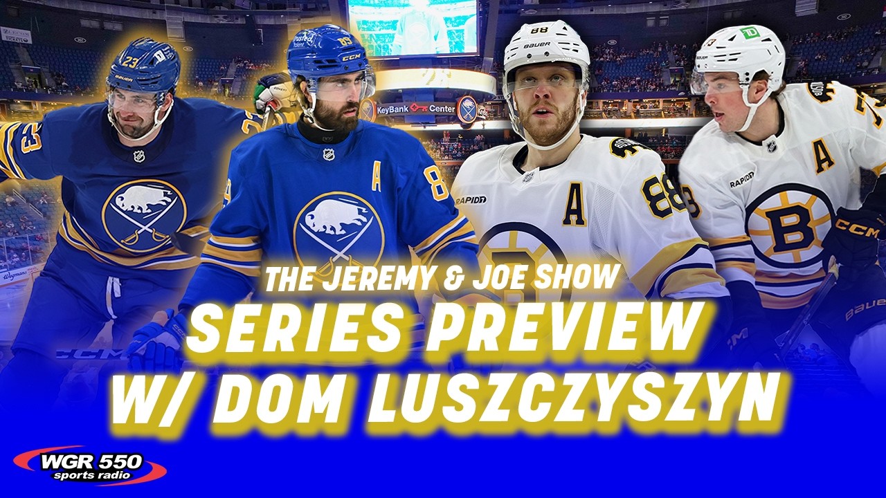 Inside the Data for Sabres-Bruins Matchup w/ Dom Luszczyszyn | The Jeremy and Joe Show