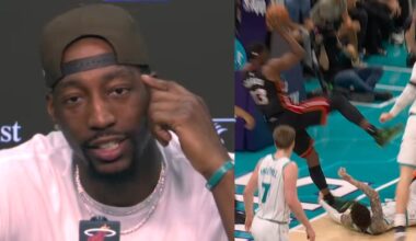 Bam Adebayo speaks on LaMelo Ball tripping him & says Melo hasn't apologized