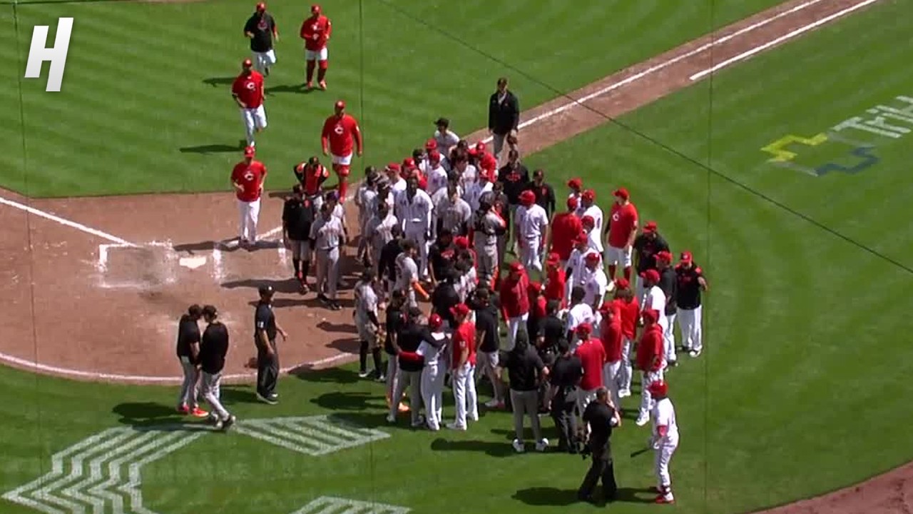 Giants vs Reds Gets HEATED After Final Out 😳 BENCHES CLEAR!