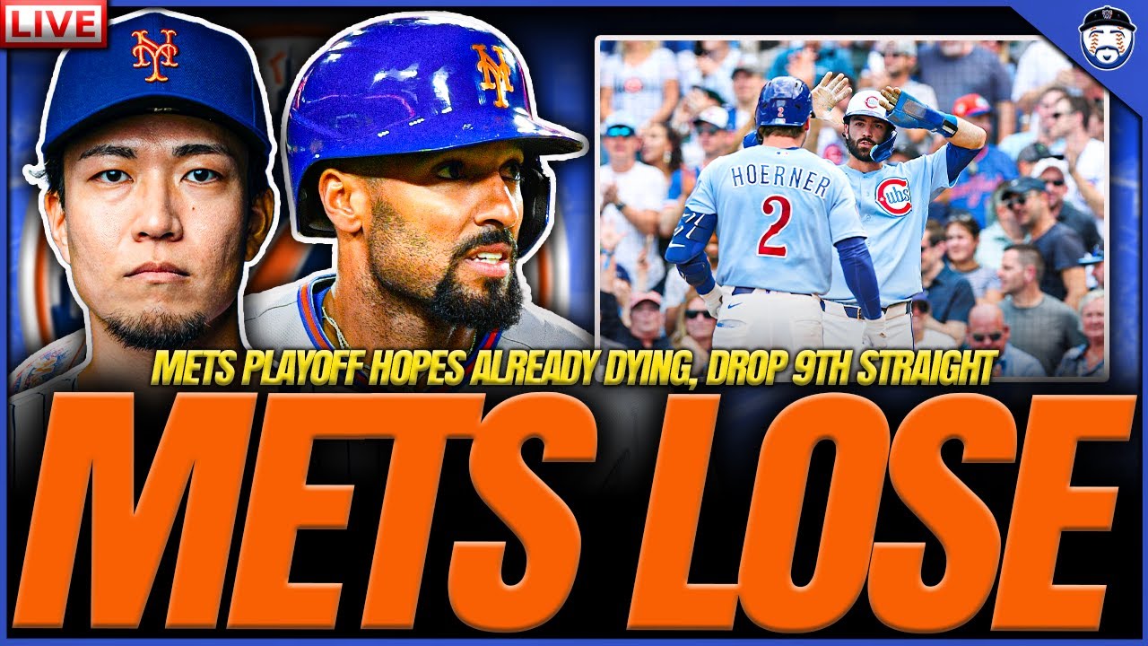 Mets LOSE To Cubs, Drop 9th Straight Game | Postgame RANT | Mets Highlights