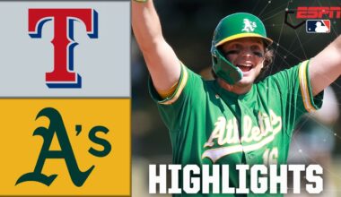 WIND FACTOR 💨 Texas Rangers vs. Athletics | Full Game Highlights | ESPN MLB