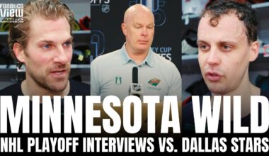 Joel Eriksson Ek, John Hynes, Marcus Foligno & Minnesota Wild Preview Playoff Series vs. Dallas