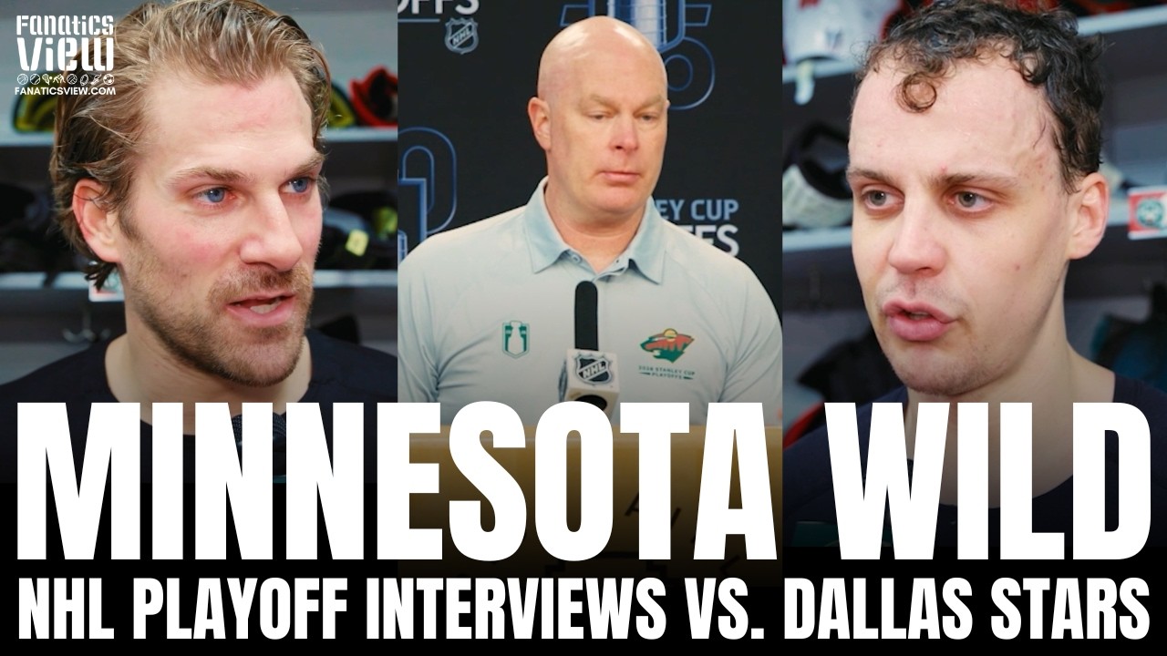 Joel Eriksson Ek, John Hynes, Marcus Foligno & Minnesota Wild Preview Playoff Series vs. Dallas