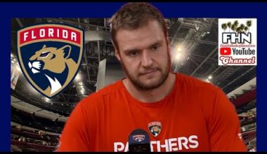 Florida Panthers Captain Sasha Barkov Talks Missing 2025-26 Season, Playing for Finland at Worlds