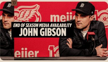 John Gibson Detroit Red Wings Season Ending Media | April 17, 2026