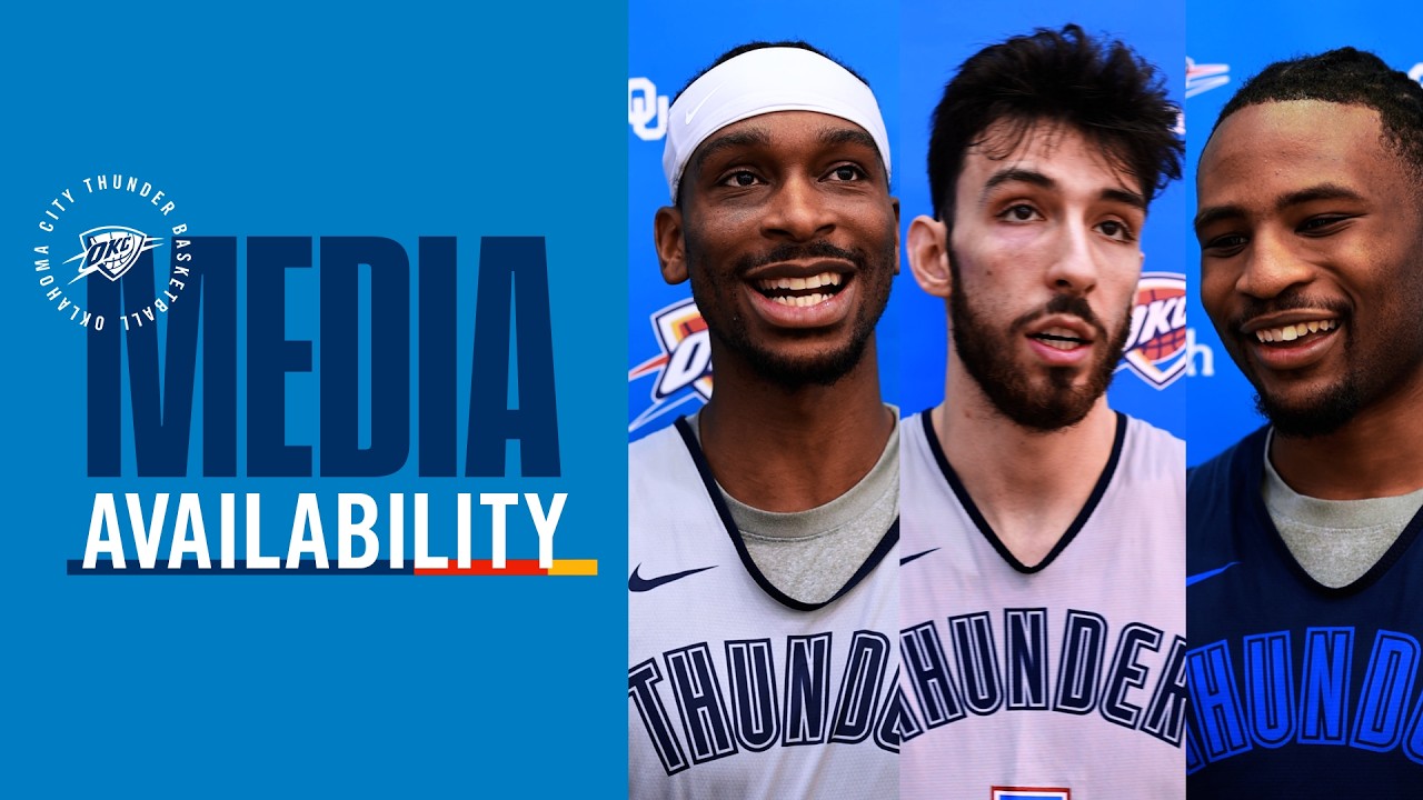 Practice Media Availability | Shai, Chet and Cason | NBA Playoffs | April 16, 2026