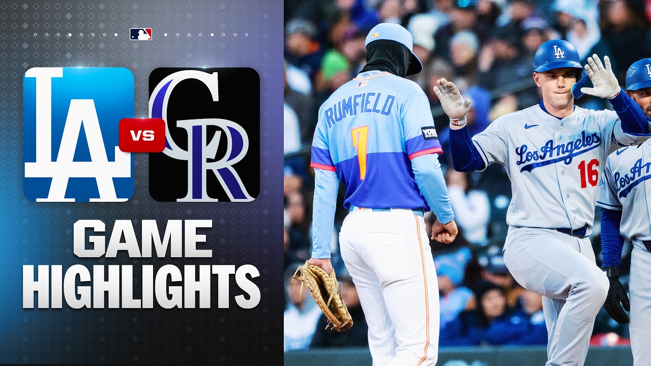 Dodgers vs. Rockies Game Highlights (4/17/26) | MLB Highlights