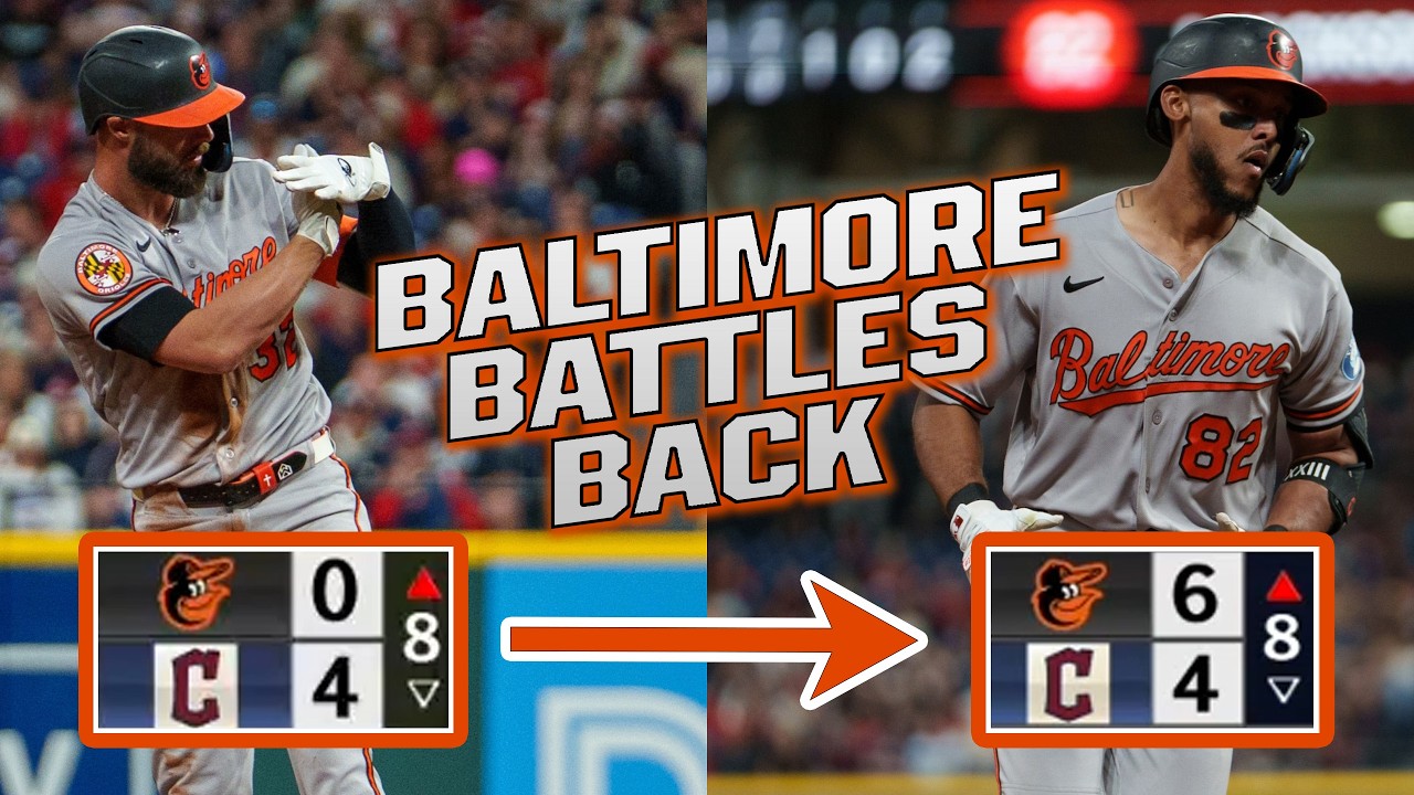 Baltimore goes BIG! 🔥 The Orioles score SIX runs in the 8th inning to take the lead! 🤯