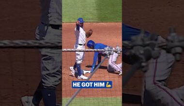 What a throw from Miguel Amaya! Dansby Swanson barely had to move his glove 😮‍💨