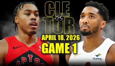 Cleveland Cavaliers vs Toronto Raptors Full Game 1 Highlights - April 18, 2026 | NBA Playoffs