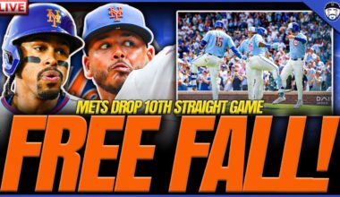 Mets LOSE 10th Straight Game, In Complete FREE FALL | Postgame RANT