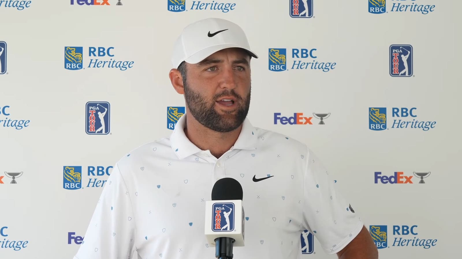 Scottie Scheffler on third-round 64 at RBC Heritage