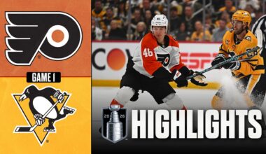 NHL Playoff Highlights | Flyers vs. Penguins | Round 1 Gm 1 | April 18, 2026