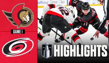 NHL Playoff Highlights | Senators vs. Hurricanes | Round 1 Gm 1 | April 18, 2026