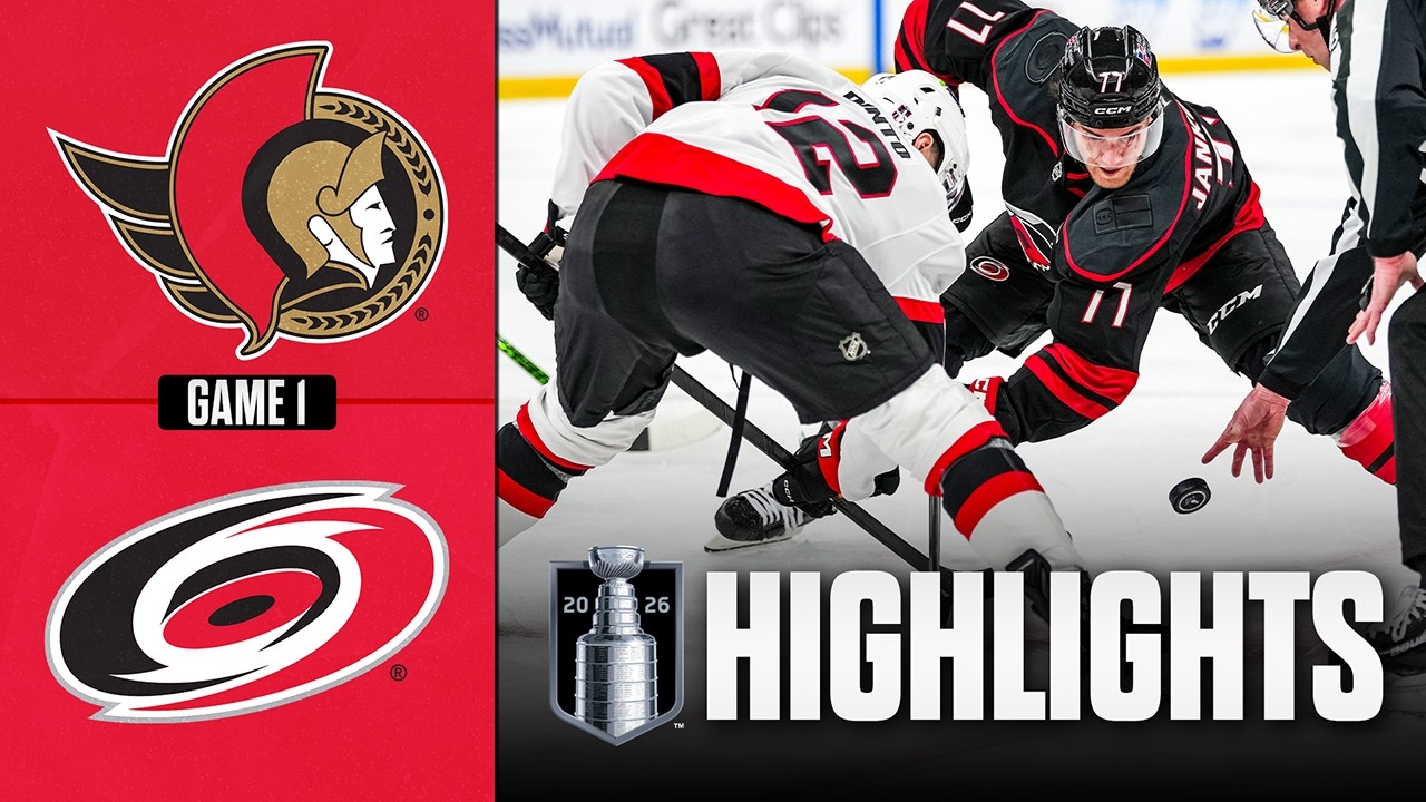 NHL Playoff Highlights | Senators vs. Hurricanes | Round 1 Gm 1 | April 18, 2026