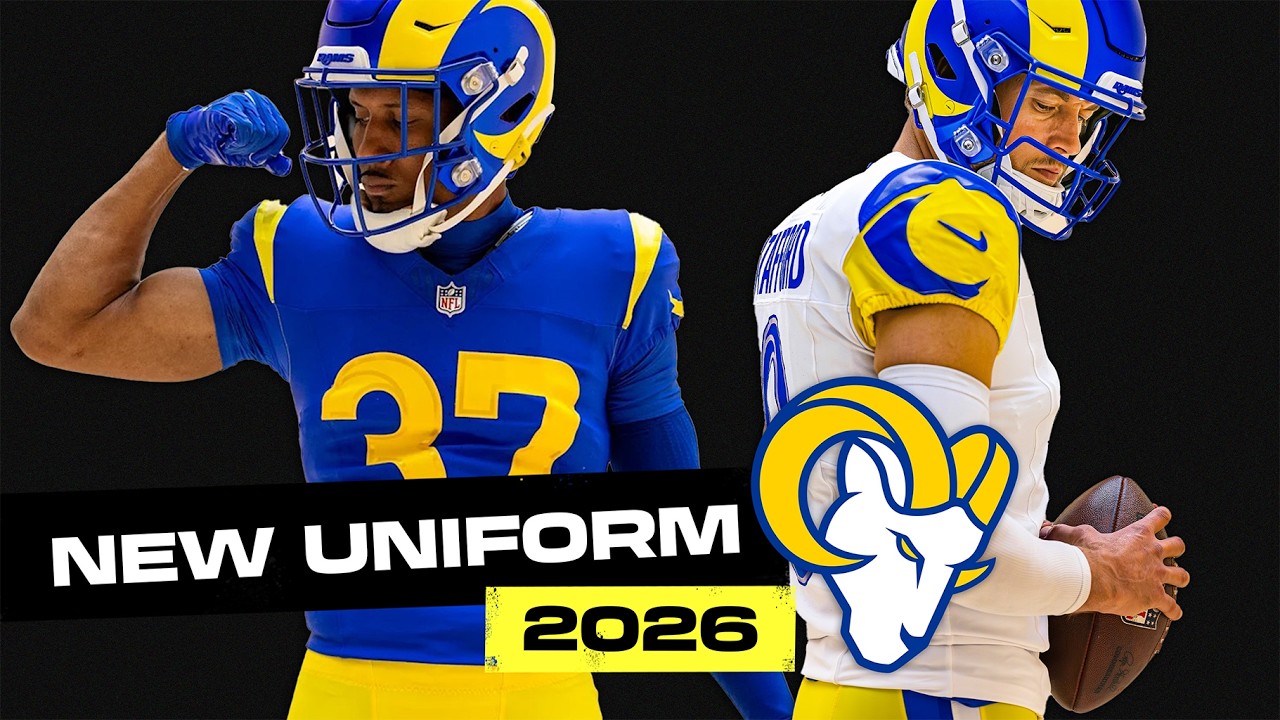 Los Angeles Rams Reveal New Uniforms and Brand Refresh for 2026