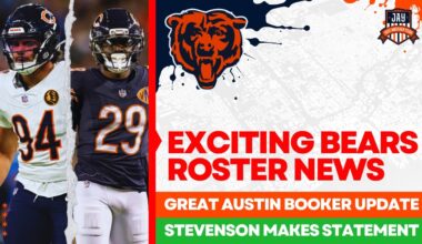 EXCITING Chicago Bears News Around Austin Booker + Tryrique Stevenson's Big Statement for 2026