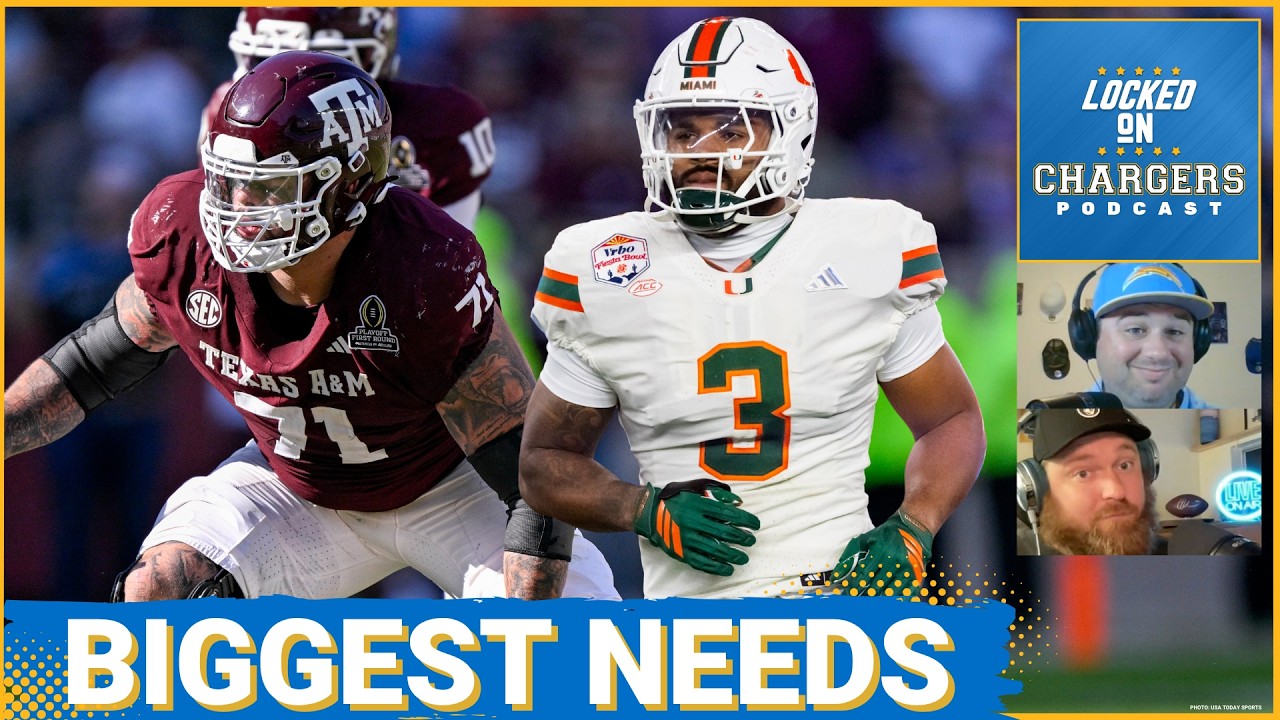 URGENCY: Chargers Must PRIORITIZE Guard and EDGE Rusher in the First Three Rounds of the Draft