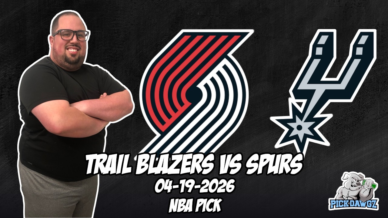 Portland Trail Blazers vs San Antonio Spurs 4/19/26 NBA Free Picks & Prediction | NBA Playoffs