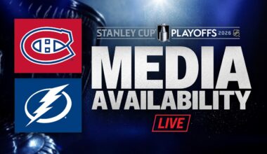 Montreal Canadiens @ Tampa Bay Lightning Game 1 Post-Game Media Availability