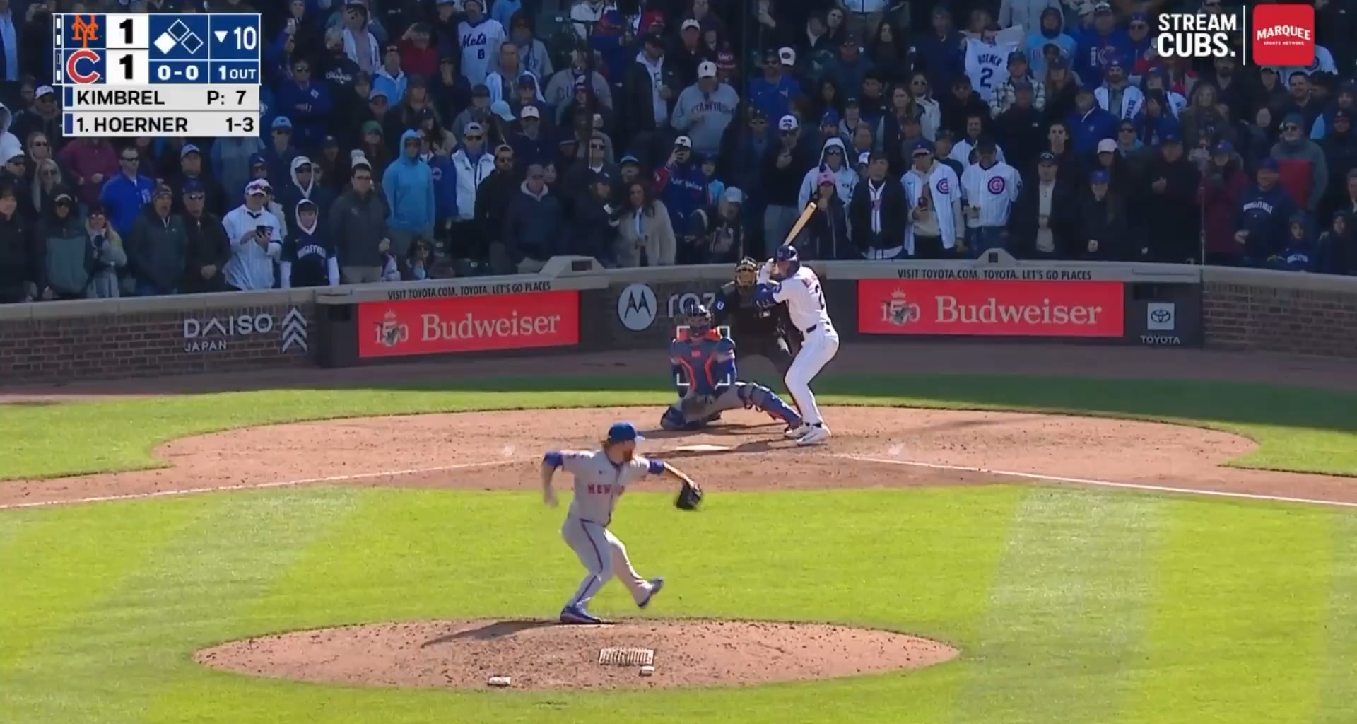 [Highlight] NICO HOERNER WALKS IT OFF FOR THE CUBS, SWEEPING THE METS
