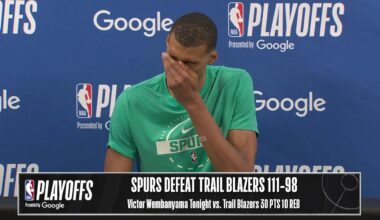 Portland Trail Blazers vs. San Antonio Spurs | Game 1 Postgame Media Availability