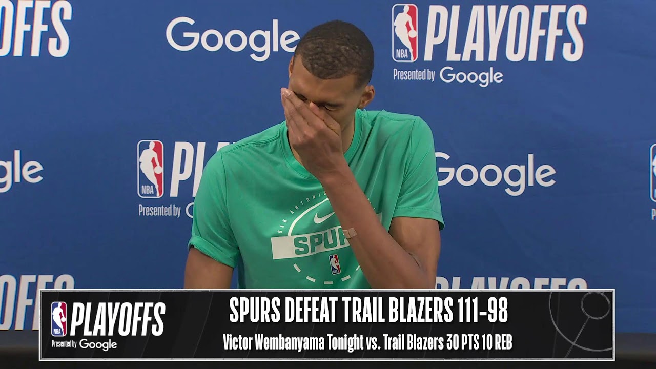Portland Trail Blazers vs. San Antonio Spurs | Game 1 Postgame Media Availability