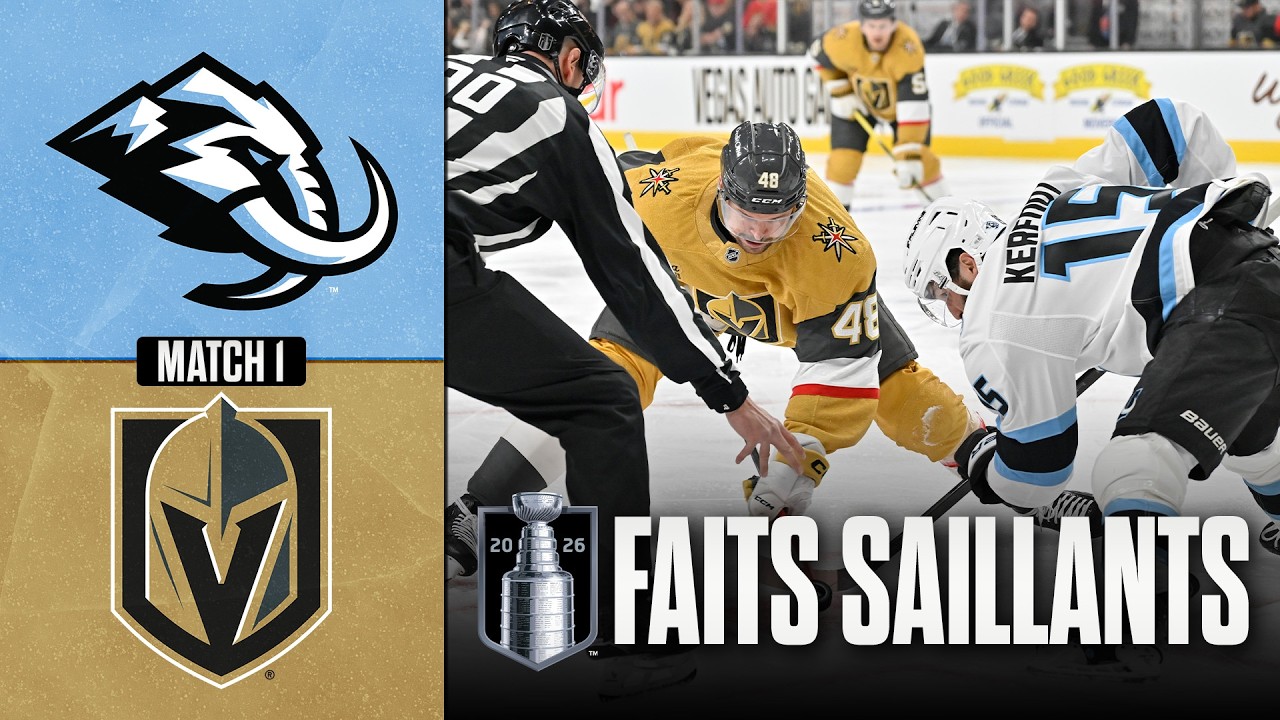 Mammoth vs Golden Knights, match no 1 | 19/04/26 | Faits saillants