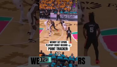 Wemby was amazing in his playoff debut 👽