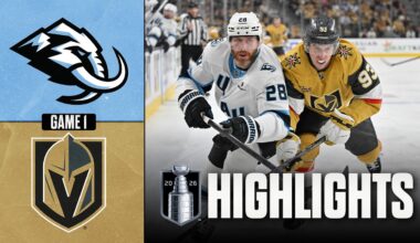 NHL Playoff Highlights | Mammoth vs. Golden Knights | SCF Gm 1 | April 19, 2026