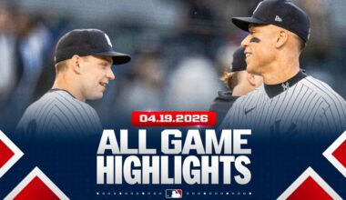 Highlights from ALL GAMES on 4/19 (Judge, Murakami, Okamoto, Yordan, and more stars go yard, MORE!)