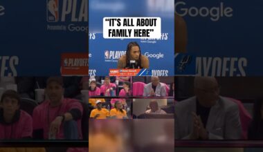 Devin Vassell on what it meant to have Spurs legends there for Game 1