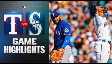 Rangers vs. Mariners Game Highlights (4/19/26) | MLB Highlights
