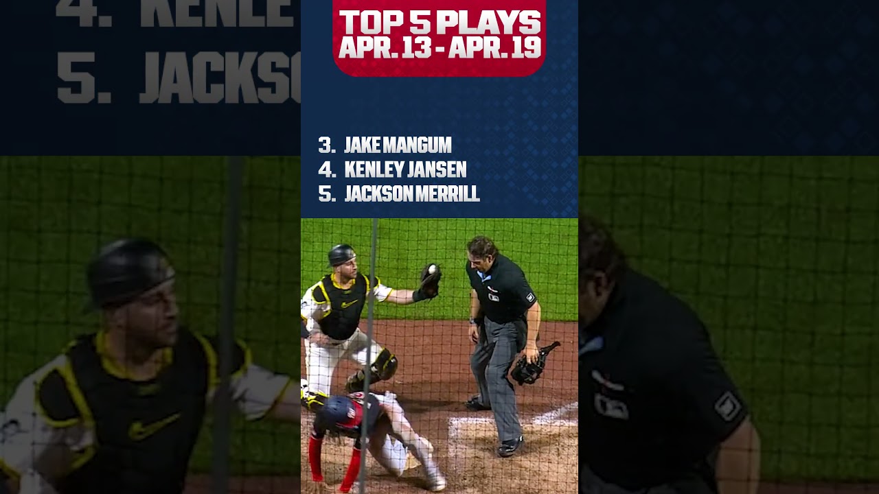 Take a guess who appears TWICE in the Top 5 MLB Plays from last week? 👀