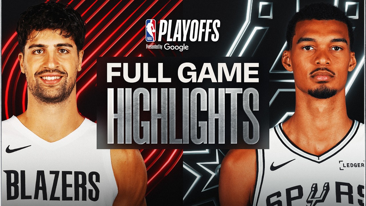 #7 TRAIL BLAZERS at #2 SPURS | FULL GAME 1 HIGHLIGHTS | April 19, 2026