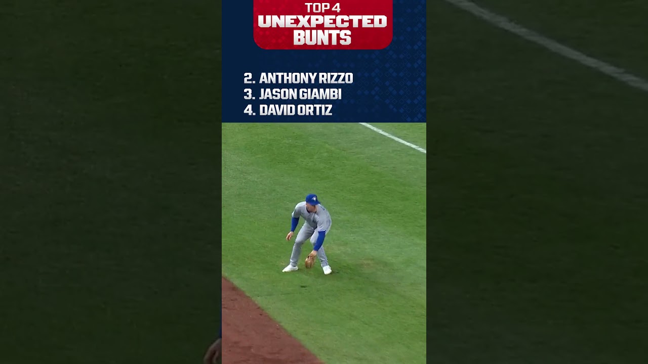 Bunts that came out of nowhere!