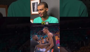 Wemby hasn’t just accepted the challenges, but embraced them - and even invites the harder pushes 💪